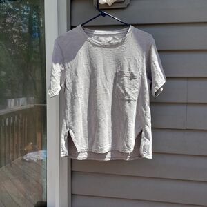 Madewell  Textured Light Gray XS Tee